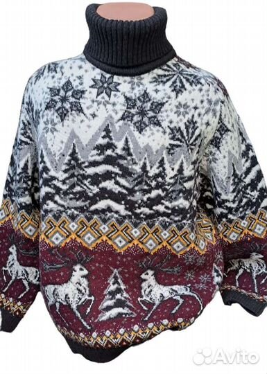 Свитер шерстяной мужской