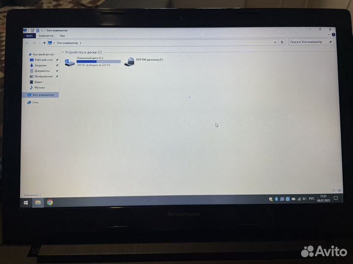 Матрица 15.6 slim 30 pin с дефектом
