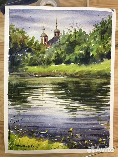 Картина акварель