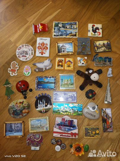 2 магнита на холодильник