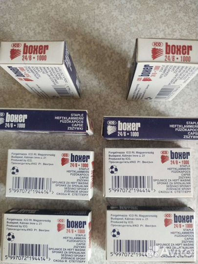 Скобы для степлера 8 пачек