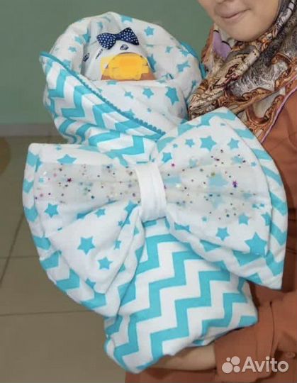 Конверт на выписку для мальчика весна осень