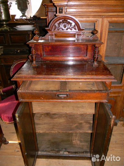 Посудный шкаф буфет поставец старинный 19 век