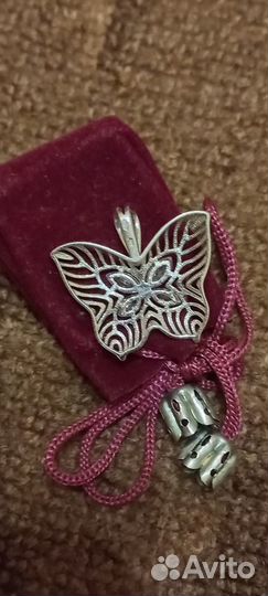 Кулон подвеска серебро