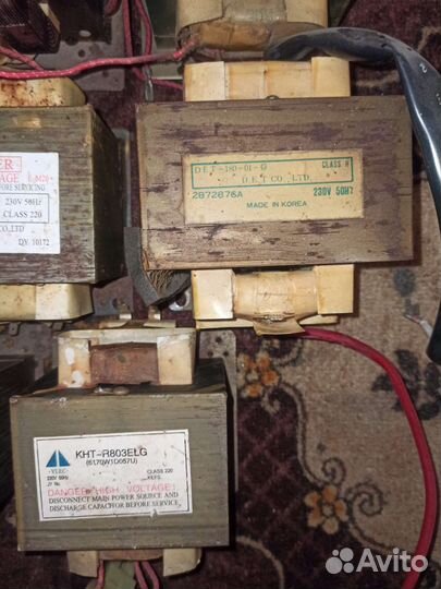 Трансформаторы от свч разные