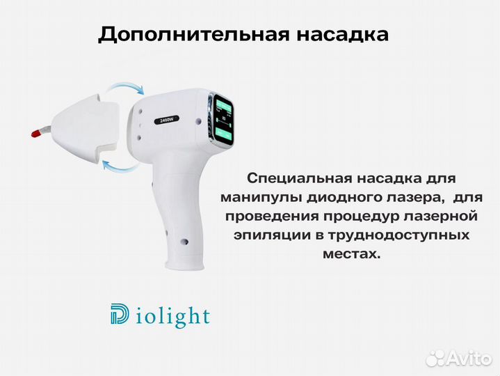 Диодный лазер для эпиляции diolight Ultra'One 5130