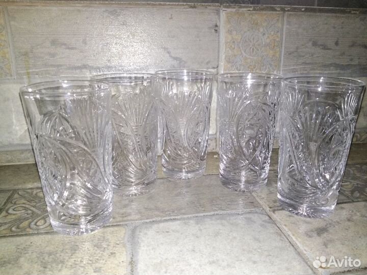 Стопки стаканы хрусталь винтаж