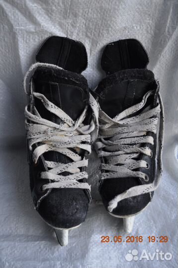 Коньки хоккейные bauer impact 200 и Бандаж