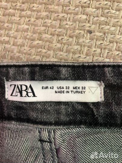 Джинсы zara мужские