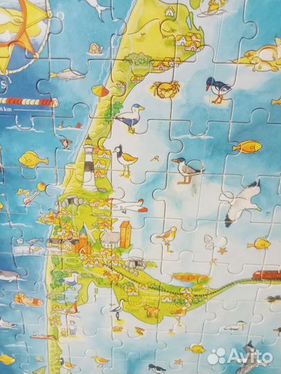 Карта пазл крутой