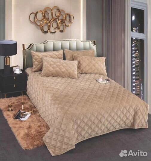 Велюровые покрывала разные цвета