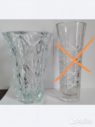 Вазы хрусталь СССР под цветы