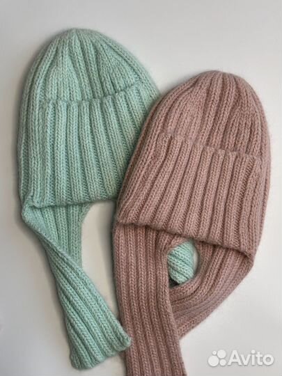 Шапка ушанка женская