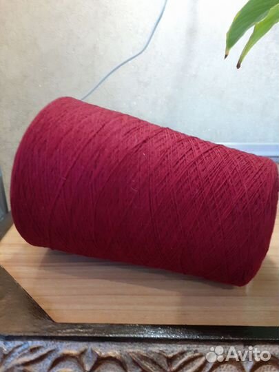 Пряжа бобинная Италия сток меринос кашемир