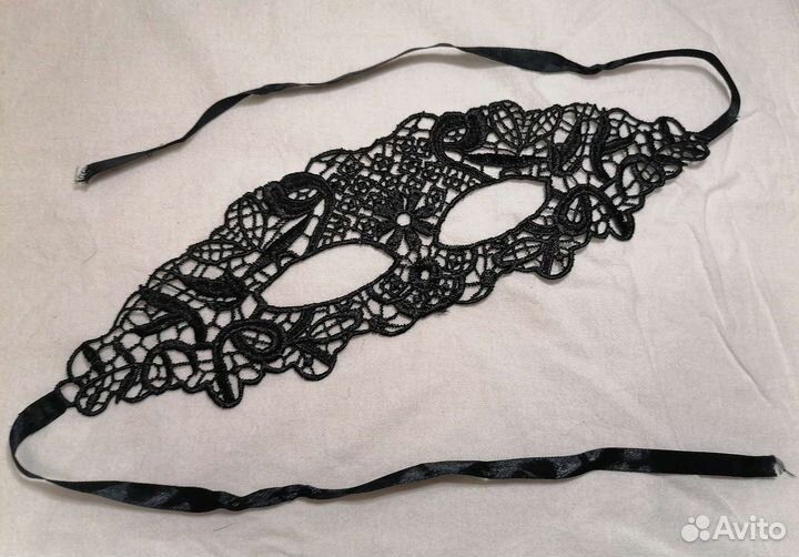 Маска маскарадная кружевная