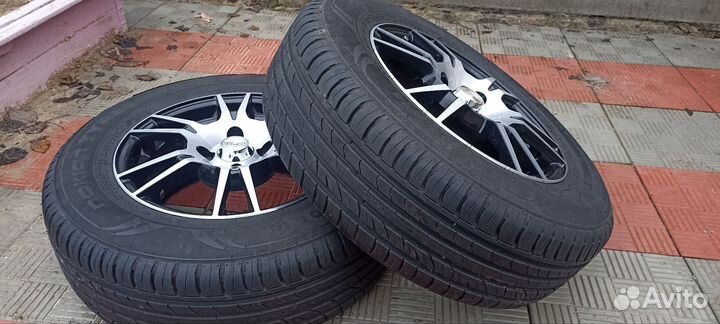 Колеса летние 185/70/14 на литых дисках