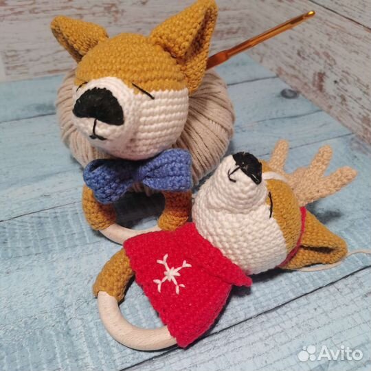 Вязаные игрушки ручной работы