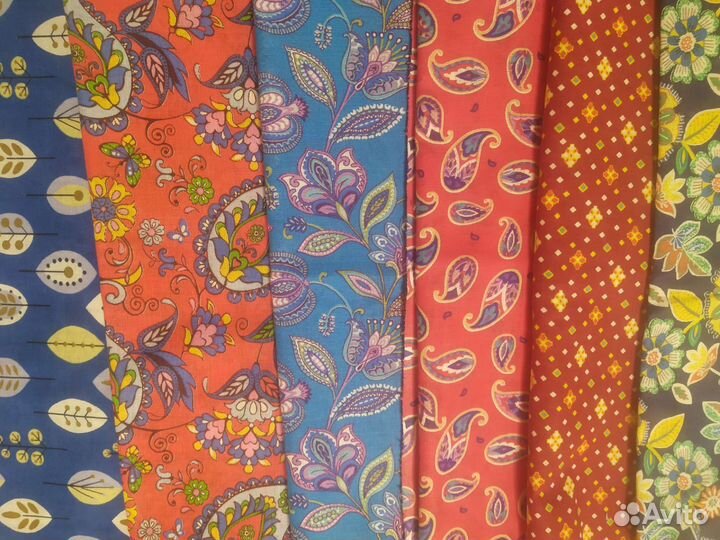 Отрезы ткани ситец бязь