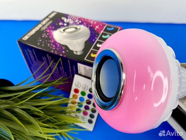 Светодиодная диско лампа с музыкой