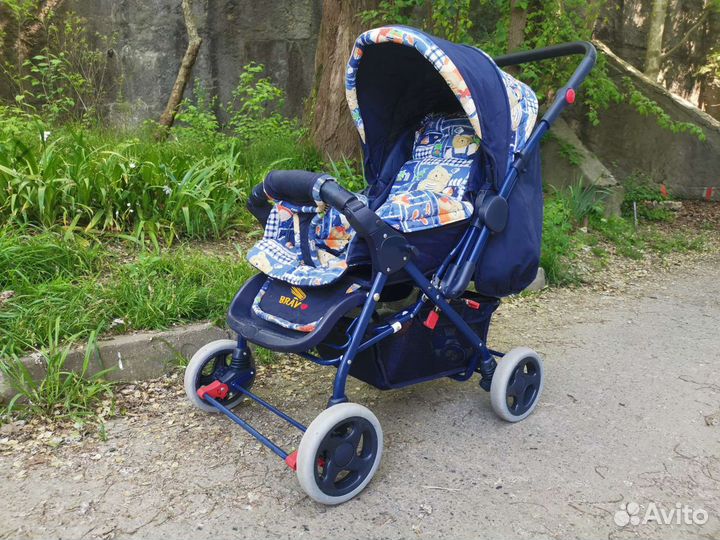 Детская коляска прогулочная с перекидной ручкой