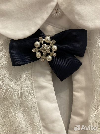 Белая блузка для девочки