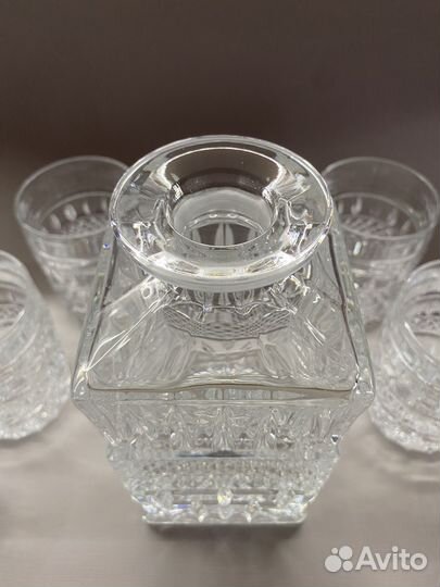 Штофы и графины богемия. Набор для виски
