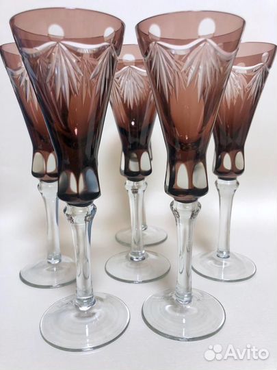 Фужеры (Рюмки) хрустальные времен СССР
