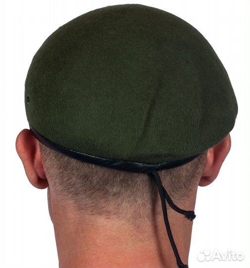 Берет бесшовный оливковый
