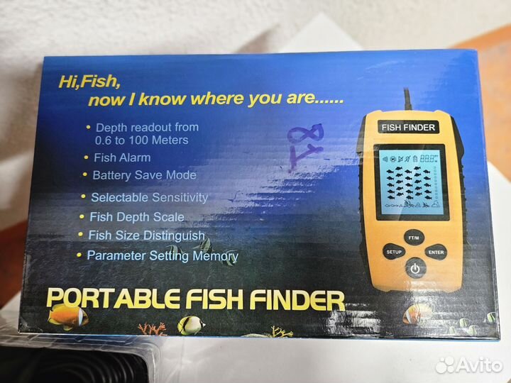 Эхолот для рыбалки зимней илетней fish finder