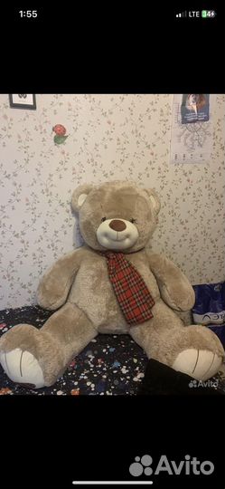 Плюшевый медведь хапа 150 см