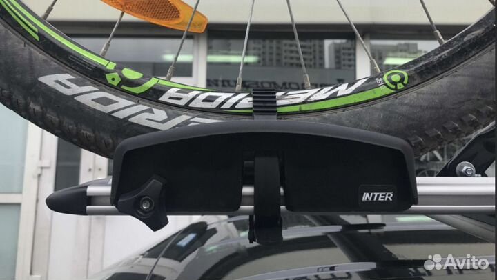 Велосипедное крепление Интер алюминиевое на крышу