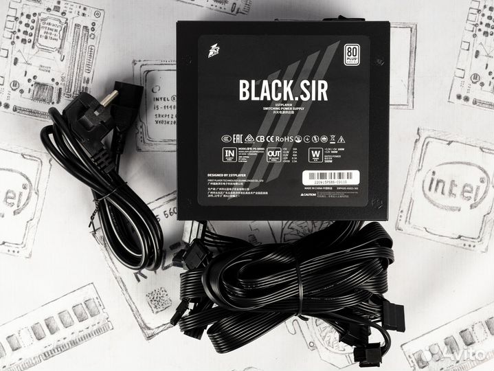 Блок питания 1stplayer black.SIR 5.0 500W