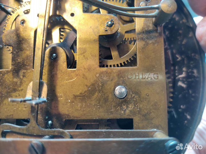 Старинные настенные часы Германия