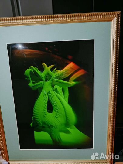 Голографическая картина Дракон трехглавый