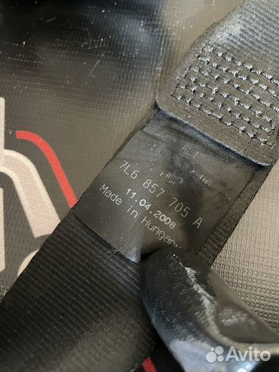 Ремень безопасности левый Volkswagen Touareg 7L