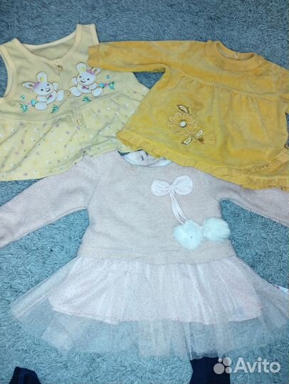 Детские вещи пакетом 74 на девочку