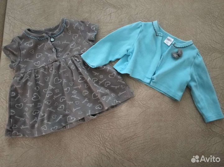 Пакет одежды на девочку 68-86