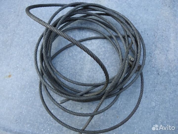 Трос стальной 4,5 мм, 5,5 метра