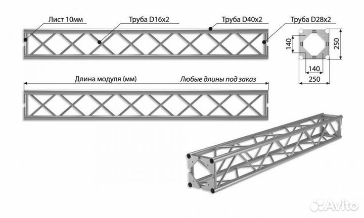 Алюминиевые Фермы