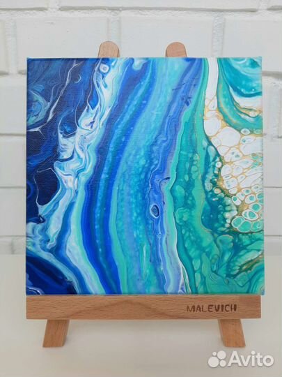 Картины флюид арт