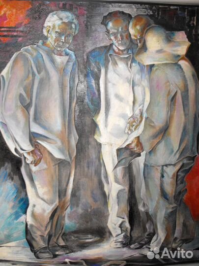 Картина соцреализм 'Рационализаторы 