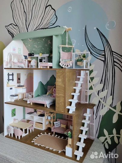 Домик кукольный для барби