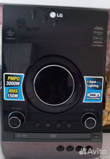 Музыкальный центр lg с караоке