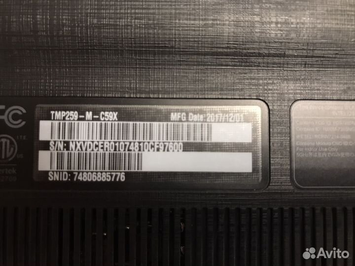 Ноутбук aser новый