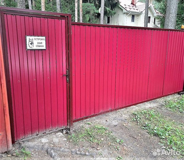 Откатные ворота от производителя с автоматикой