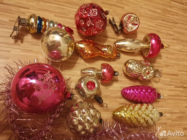 Елочные игрушки СССР