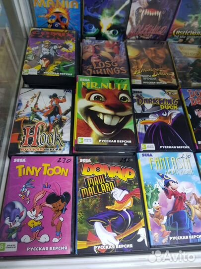 Картриджи для sega