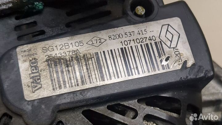 Генератор Renault Kangoo, 2007