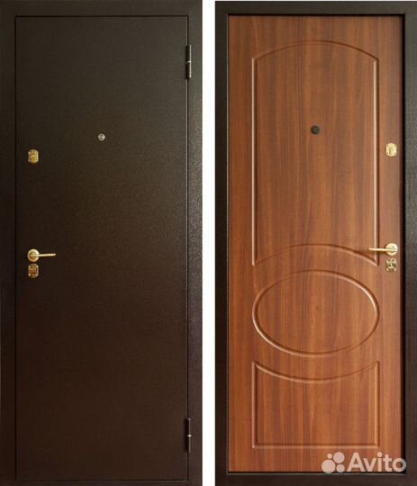 Металлические нестандартные двери