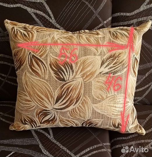 Подушка новая, наволочка снимается